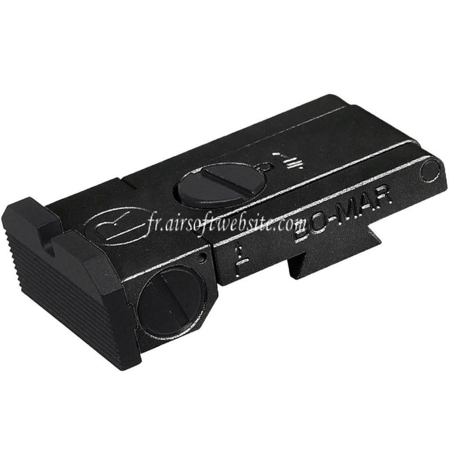 5KU CNC Aluminum Bo-Mar Style Hausse Convient pour WE (WE-TECH) Tokyo Marui Hi-Capa Série GBB Pistolet Airsoft