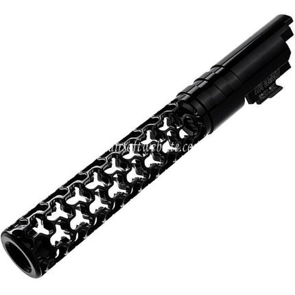 Dr. Black CNC 6063 Aluminum 5 Pouces 125mm Geom Style Canon Extérieur +11mm CW sens horaire Convient pour Armorer Works AW WE-TECH Tokyo Marui Hi-Capa 5.1 Série GBB Pistolet Airsoft