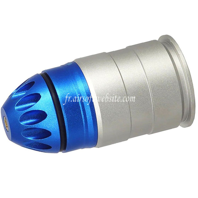 CYMA 60 Billes 40mm M203 Grenade Gaz Cartouche Bleu/Argent