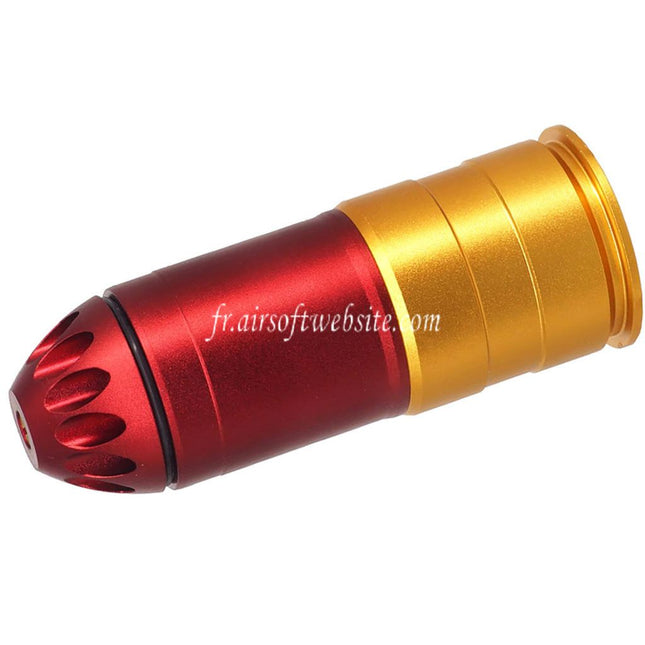 CYMA 120 Billes 40mm M203 Grenade Gaz Cartouche Rouge/Or