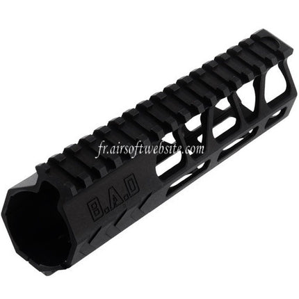 BAD Workhorse CNC Aluminium 6.7 Zoll Free Float M-LOK Handschutzschiene Geeignet für VFC AR M4 Serie GBB Airsoft Gewehr Schwarz