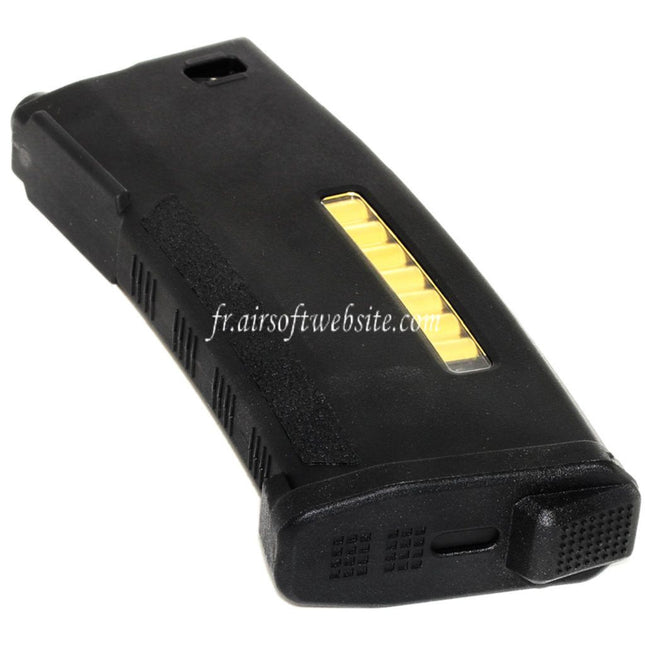 PTS 150 Billes Mid-Cap EPM Enhanced Polymère Chargeur Convient pour M4 M16 Série AEG Fusil Airsoft Noir