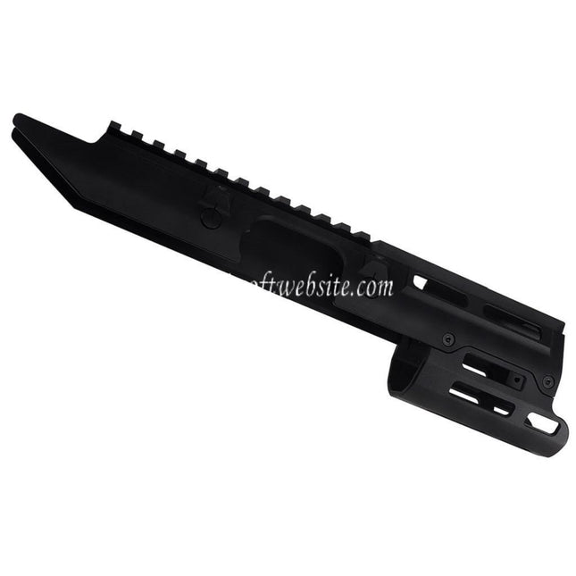 5KU CNC Aluminum M-LOK Rail de Garde-Main avec Chargement Poignée Convient pour CYMA MP5K Série GBB Fusil Airsoft Noir