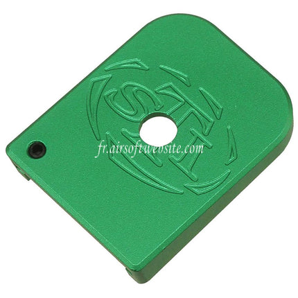 5KU Aluminum STI Style Skinny Chargeur Base Plaque Convient pour WE (WE-TECH) Tokyo Marui Hi-Capa Série GBB Pistolet Chargeur
