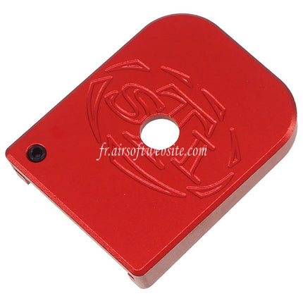 5KU Aluminum STI Style Skinny Chargeur Base Plaque Convient pour WE (WE-TECH) Tokyo Marui Hi-Capa Série GBB Pistolet Chargeur