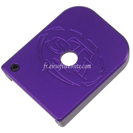 5KU Aluminum STI Style Skinny Chargeur Base Plaque Convient pour WE (WE-TECH) Tokyo Marui Hi-Capa Série GBB Pistolet Chargeur