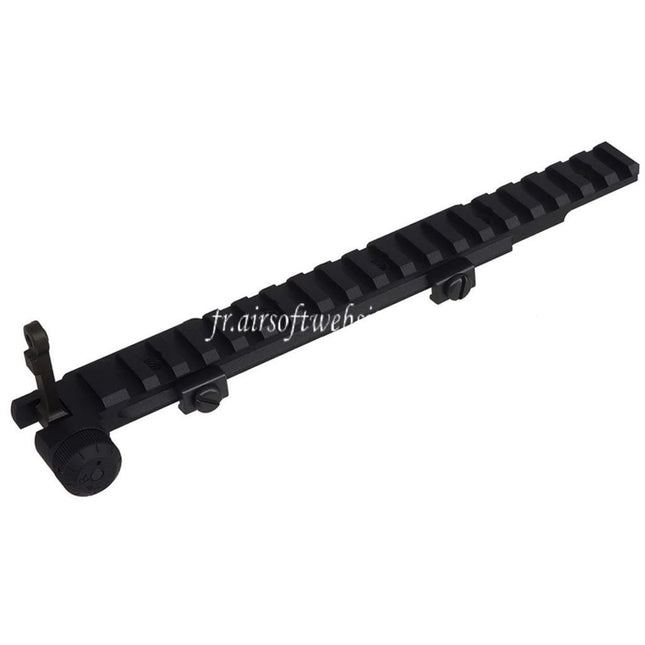 CYMA CGS KAC Style 762 viseur rabattable Étendu Haut Rail Scope montagne Set Convient pour 20mm picatinny Rail