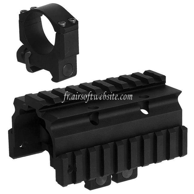 CYMA CGS KXC Style NADS Montage Haut Côté Rail avec 30mm Anneau de lunette Convient pour 20mm Picatinny Rail