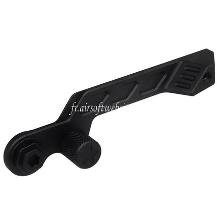 5KU CNC Aluminum Levier allongé Tir Sélecteur Convient pour CYMA AK Série AEG Fusils Airsoft Noir