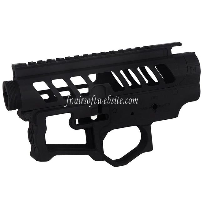 APS UDR-15-3G Haut Bas Métal Boîtier Convient pour EMG F1 Firearms APS M4 M16 Série AEG Fusils Airsoft Noir