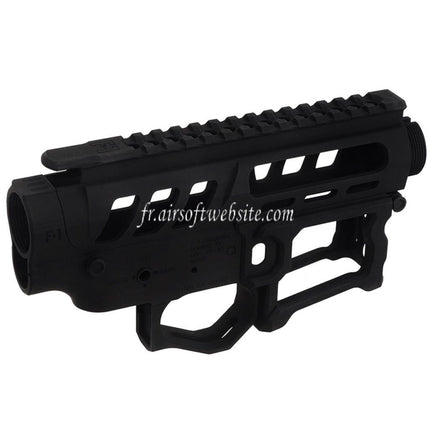 APS UDR-15-3G Oberes und unteres Metallgehäuse Passend für EMG F1 Firearms APS M4 M16 Serie AEG Airsoftgewehre Schwarz
