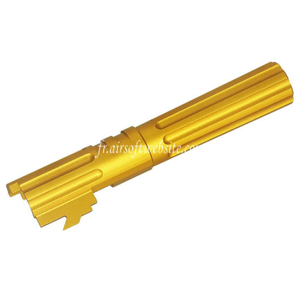 5KU 4.3 Pouces CNC Aluminium Canon Extérieur +11mm CW Fileté sens horaire Convient pour Armorer Works AW WE-TECH Tokyo Marui Hi-Capa 4.3 Série GBB Pistolets Airsoft