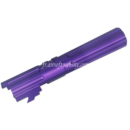5KU 4.3 Pouces CNC Aluminium Canon Extérieur +11mm CW Fileté sens horaire Convient pour Armorer Works AW WE-TECH Tokyo Marui Hi-Capa 4.3 Série GBB Pistolets Airsoft