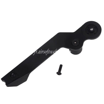 5KU CNC Aluminium Verlängerter Hebel Feuerauswahlschalter passend für Tokyo Marui AKM AKX AK Serie GBB Airsoftgewehre Schwarz