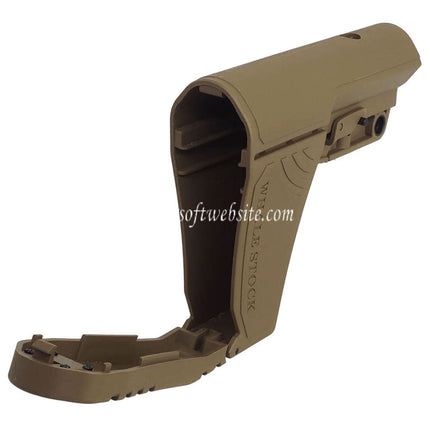 CYMA Grand espace de Stockage Courte WHALE Réglable Crosse Convient pour M4 M16 Série AEG Fusils Airsoft