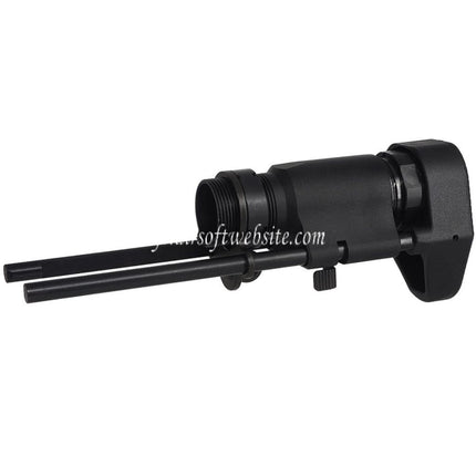 CYMA HK416C Stil Kompaktes Karabinergewehr mit einziehbarem Schaft, passend für CYMA CGS Tokyo Marui M4 Serie MWS GBB Airsoft-Gewehre, schwarz
