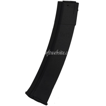 WELL PRO 30/80 Billes Polymère Mid-Cap Chargeur Convient pour WE06 PPK-20 Série SMG AEG Fusils Airsoft Noir