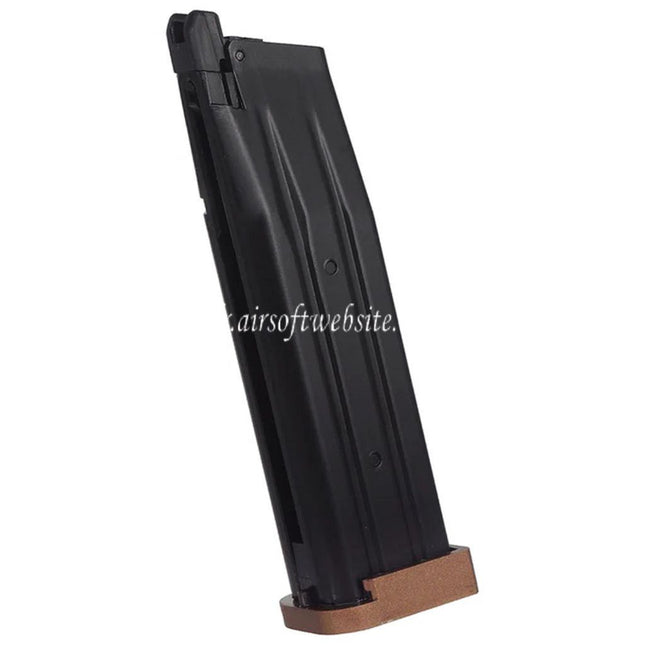 ARMY ARMAMENT 30 Billes Gaz Chargeur R615 TTI Sand Viper Convient pour Hi-Capa Série GBB Pistolets Airsoft Tan Base