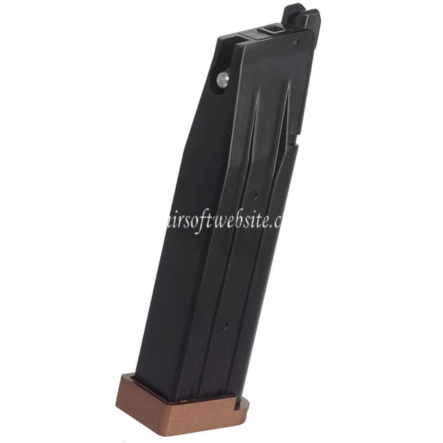 ARMY ARMAMENT 30 Billes Gaz Chargeur R615 TTI Sand Viper Convient pour Hi-Capa Série GBB Pistolets Airsoft Tan Base