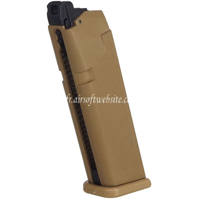 ARMY ARMAMENT 24 Billes Gaz Chargeur Convient pour G19X G19 G23 G26 Série GBB Pistolets Airsoft Tan