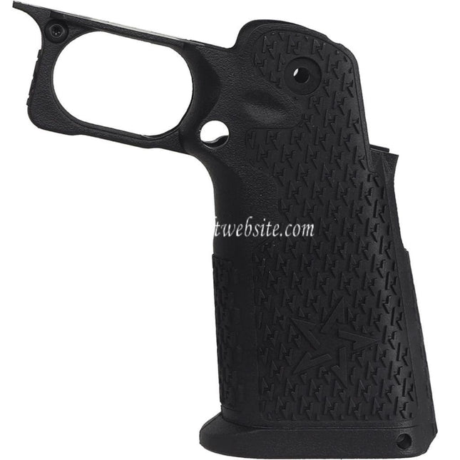 ARMY ARMAMENT Taille Reelle Texturee Poignee Convient pour R611 R612 R613 R615 2011 Staccato P Hi-Capa Serie GBB Pistolets Noir