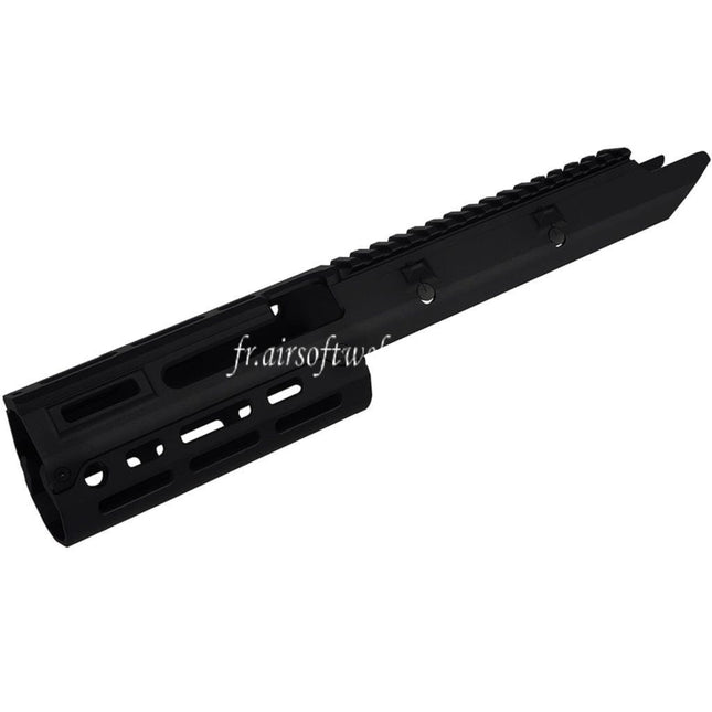 5KU 350mm Monolithic M-LOK Garde-Main Rail Système Set Convient pour Tokyo Marui Next Gen. MP5 AEG / VFC MP5 GBB Fusils Airsoft Noir
