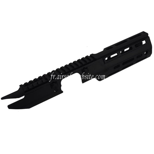 5KU 350mm Monolithic M-LOK Garde-Main Rail Système Set Convient pour Tokyo Marui Next Gen. MP5 AEG / VFC MP5 GBB Fusils Airsoft Noir
