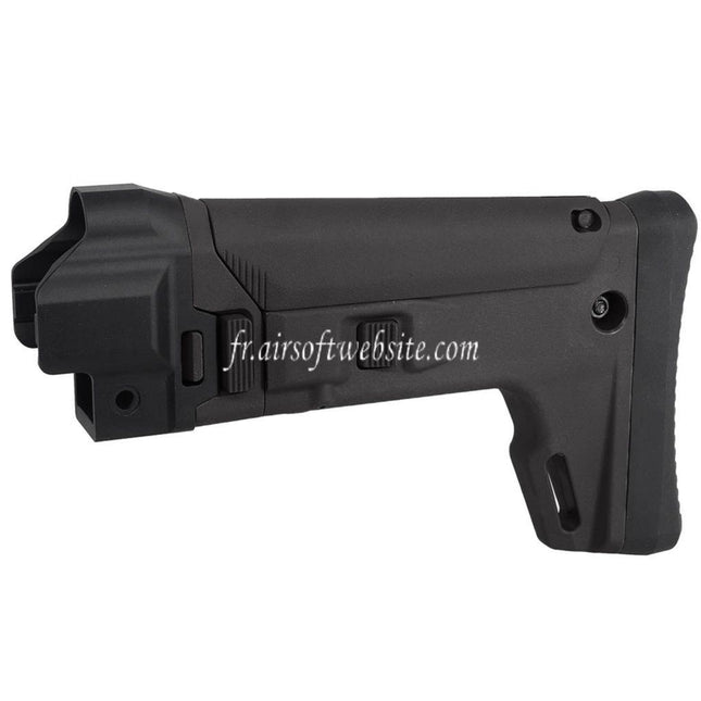 5KU ACR Style 7-Positions Pliage latéral Rétractable Crosse Convient pour CYMA MP5 Série AEG Fusils Airsoft