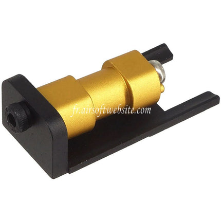 5KU CNC Aluminum Léger Blowback Boîtier Convient pour KJ Works ASG CZ Shadow2 Série GBB Pistolets Airsoft Noir/Or