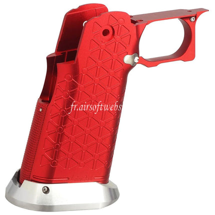 5KU CNC Aluminum Poignée Type-8 Convient pour Tokyo Marui Hi-Capa 5.1 4.3 Série GBB Pistolets Airsoft