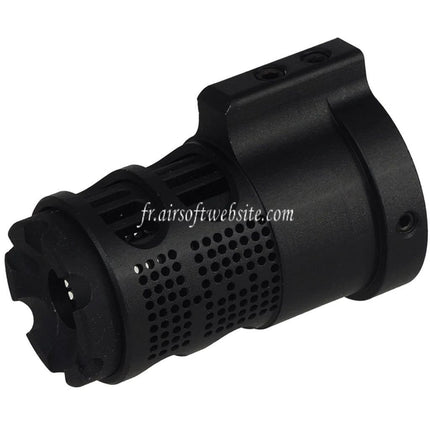 E&C Gamma 556 Style Cache-Flamme Filetage -14mm CCW sens antihoraire avec Blast Diverter