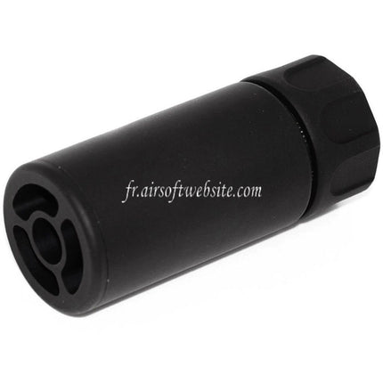 E&C 94mm Warden QD Détachement rapide Silencieux avec Filetage -14mm CCW sens antihoraire Cache-Flamme
