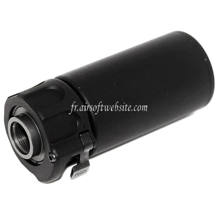 E&C 94mm Warden QD Détachement rapide Silencieux avec Filetage -14mm CCW sens antihoraire Cache-Flamme