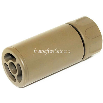 E&C 94mm Warden QD Détachement rapide Silencieux avec Filetage -14mm CCW sens antihoraire Cache-Flamme
