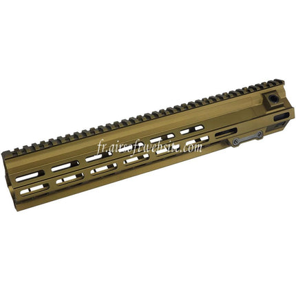 E&C 14.5 Pouces M110A1 Style M-LOK Rail de garde-main Convient pour E&C HK417 VFC M110A1 SDMR Série AEG Fusils Airsoft