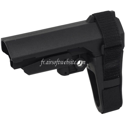 DOUBLE BELL Minimalist SBA3 Crosse de stabilisation Convient pour AR M4 M16 Série AEG Fusils Airsoft