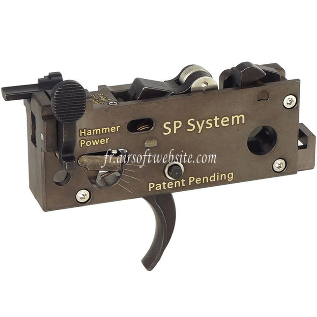 CYMA CNC Laiton Réglable Boîte de Gâchette Convient pour CGS AR M4 Série GBB Fusils Airsoft