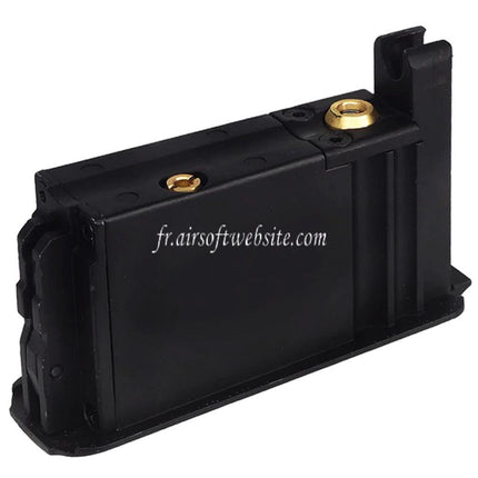 DOUBLE BELL 10 Billes Gaz Chargeur Convient pour Double Bell M700 Série Bolt Action Sniper Fusils Airsoft Noir