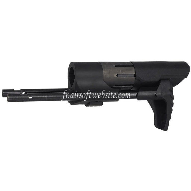 E&C PDW Crosse Convient pour AR M4 M16 Série AEG Fusils Airsoft Noir