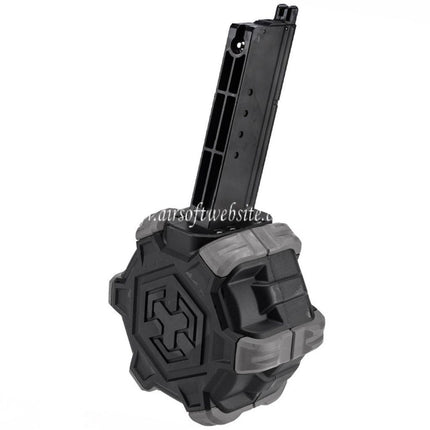 Armorer Works AW Custom 350 Billes Gaz Adaptive Chargeur Tambour Convient pour Armorer Works AW / WE (WE-TECH) Desert Eagle GBB Pistolet Airsoft