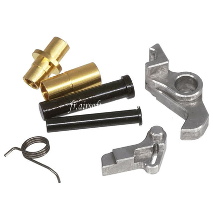 Bomber Airsoft CNC Aluminum Staccato-P 9mm 4.15 Style Canon Glissière Milieu Châssis Kit Set Convient pour Tokyo Marui Hi-Capa Série GBB Pistolets Noir