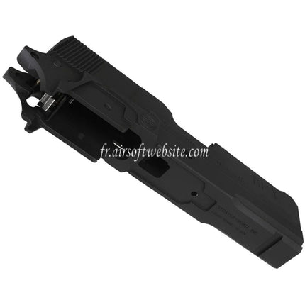Bomber Airsoft CNC Aluminum SVI Infinity Tiki Style Canon Glissière Milieu Châssis Kit Set Shiny Convient pour Tokyo Marui Hi-Capa 5.1 Série GBB Pistolets