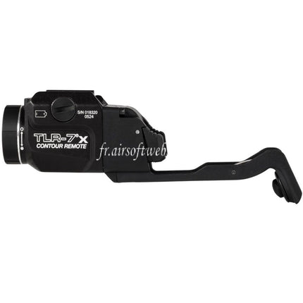 Streamlight TLR-7X 500 Lumens Contour Remote Lampe D'Arme Convient pour Glock Gen4 Gen5 Pistolet