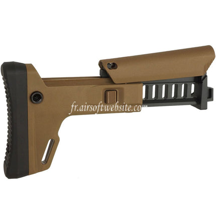 5KU ACR Style 7-Positions Pliage latéral Rétractable Crosse Convient pour CYMA CM040 AK104 AK105 AK74S Série AEG Fusils Airsoft