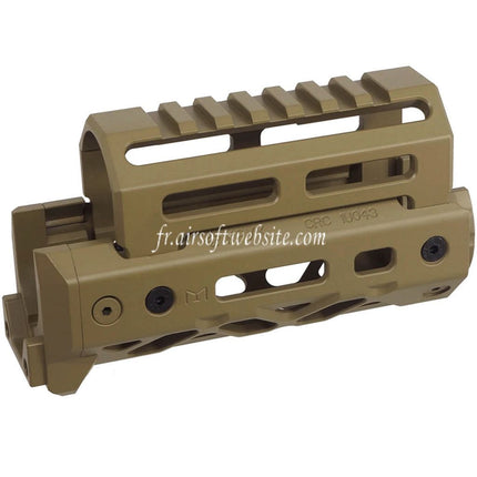 5KU KPYK CRC 1U040 Style 125mm M-LOK Haut Bas Garde-Main Rail Système Convient pour CYMA D-BOYS AKS-74U Série AEG Fusils Airsoft