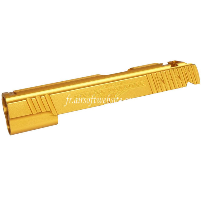 5KU CNC Aluminum Infinity Signature Glissière Convient pour Tokyo Marui Hi-Capa 5.1 Série GBB Pistolets Airsoft