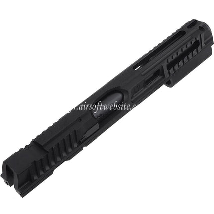 5KU CNC Aluminum Fraisage Glissière et Canon Kit Set Type-2 Convient pour KJ Works ASG CZ Shadow 2 Série GBB Pistolets Airsoft