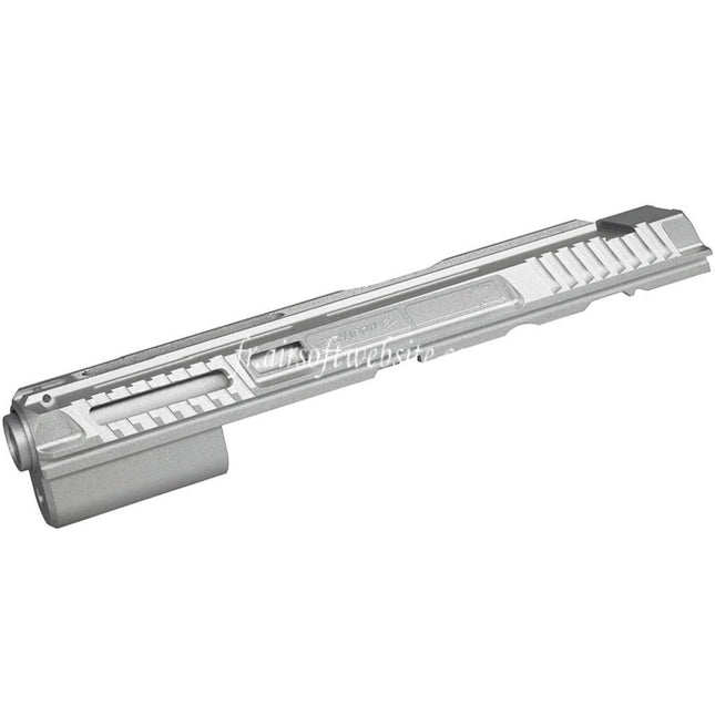 5KU CNC Aluminum Fraisage Glissière et Canon Kit Set Type-2 Convient pour KJ Works ASG CZ Shadow 2 Série GBB Pistolets Airsoft