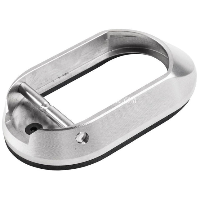 Revanchist Airsoft Acier inoxydable Magwell Standard Convient pour Tokyo Marui Hi-Capa Série GBB Pistolets Argent