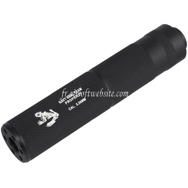 CYMA 155mm x 30mm Navy Seal Style Silencieux Convient pour -14mm CCW sens antihoraire Filetage
